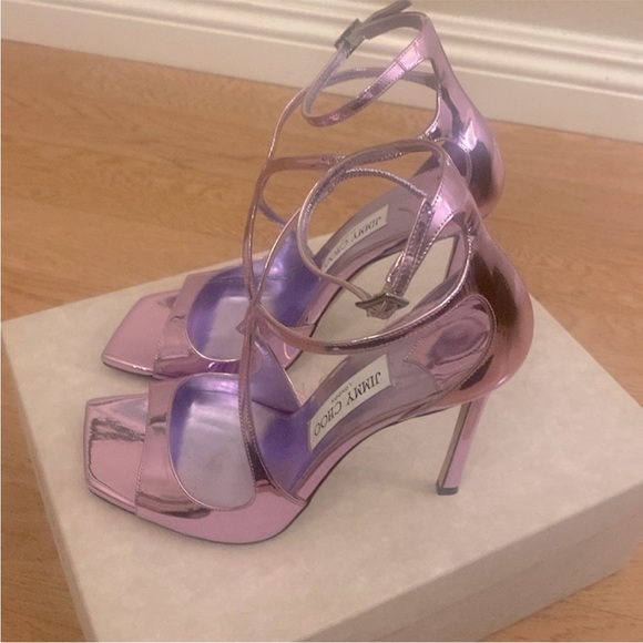 JIMMY CHOO AZIA 110 STRAPPY HEELS - NIB - Picture 4 of 12